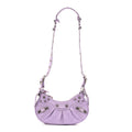 Balenciaga Agneau Arena Le Cagole Shoulder Bag XS Lilac