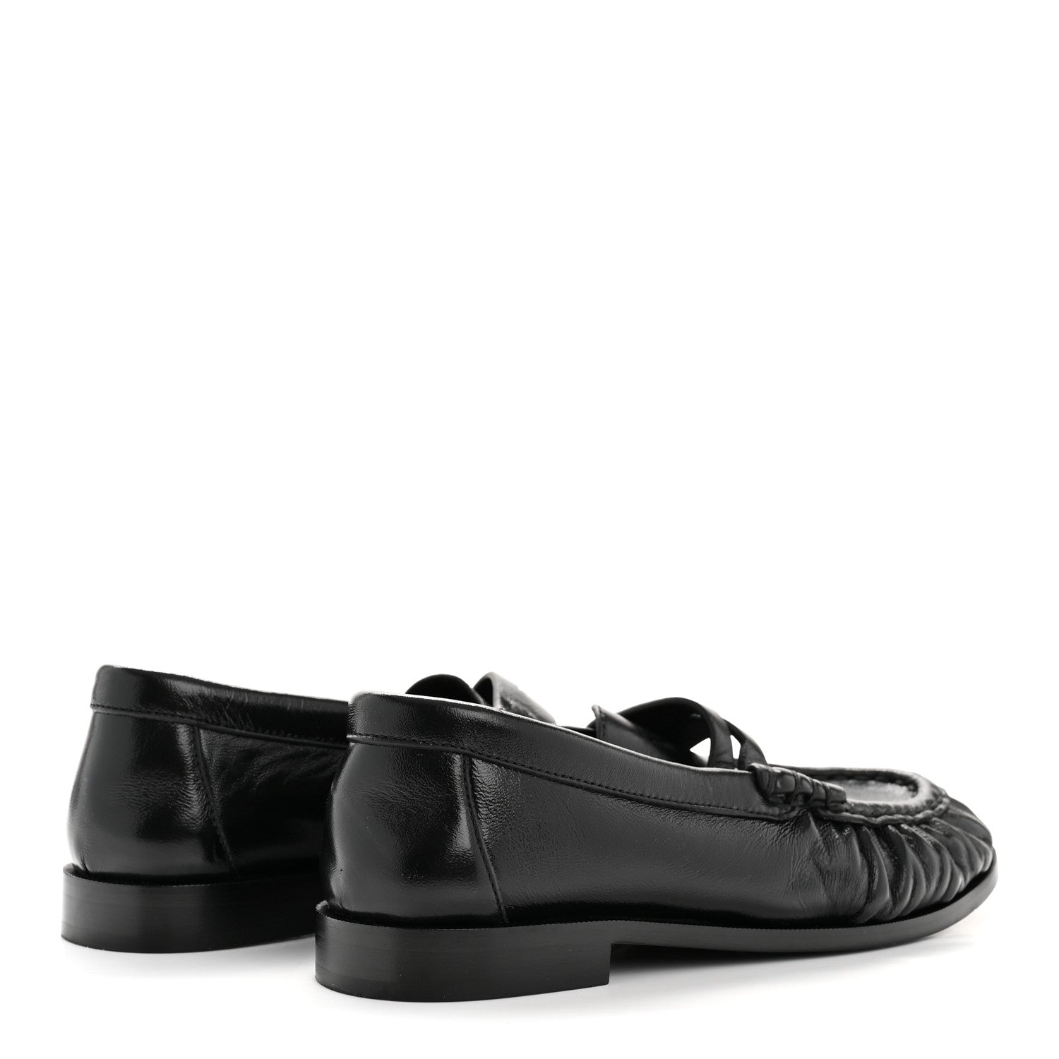 Saint Laurent Radiance Calfskin Le Loafer 15 Moccasin 37 Black