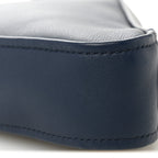 Balenciaga Calfskin Triangle Pouch M Bleu Canopee