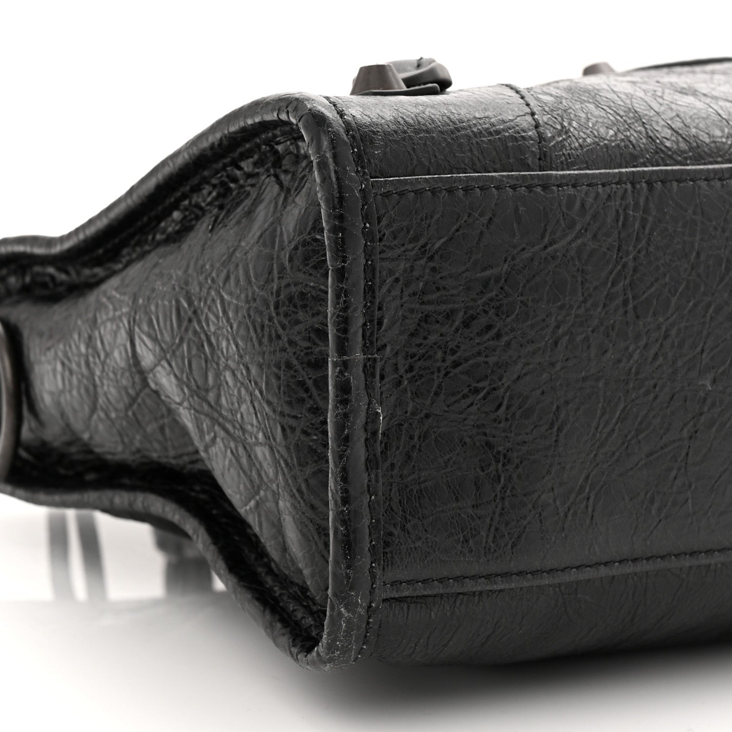 Balenciaga Agneau Arena Storico Classic Hardware Small Le City Black