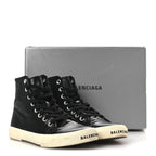 Balenciaga Agneau Arena Womens Paris High Top Sneakers 39 Black