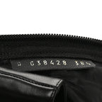 Chanel Mixed Fibers Lambskin Patent Calfskin Convertible High Boots 38.5 Black