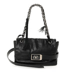 Balenciaga Calfskin Medium Modu Shoulder Bag Black