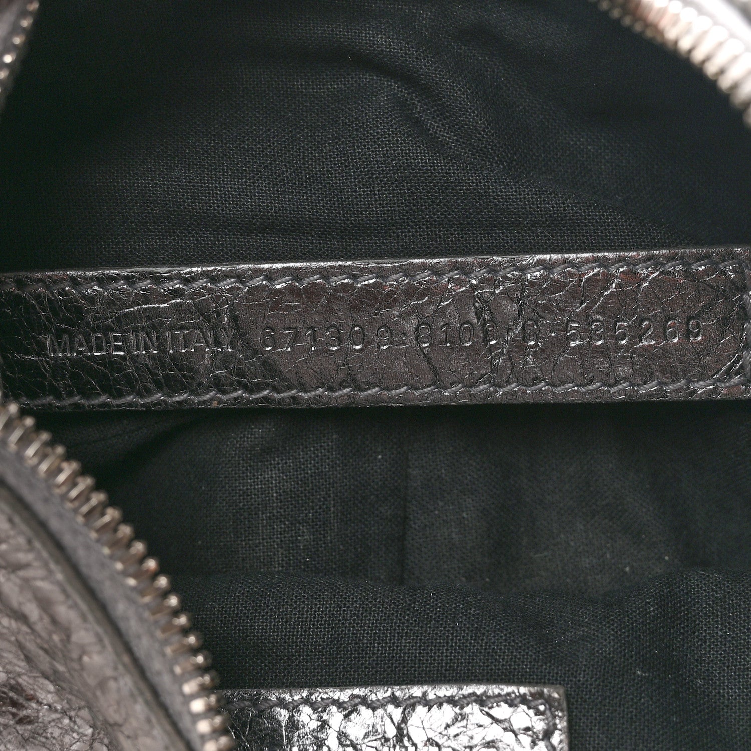 Balenciaga Metallic Agneau Arena Le Cagole Shoulder Bag XS Silver