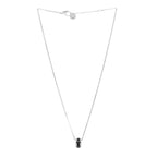 Chanel 18K White Gold Diamond Ceramic Ultra Necklace Black