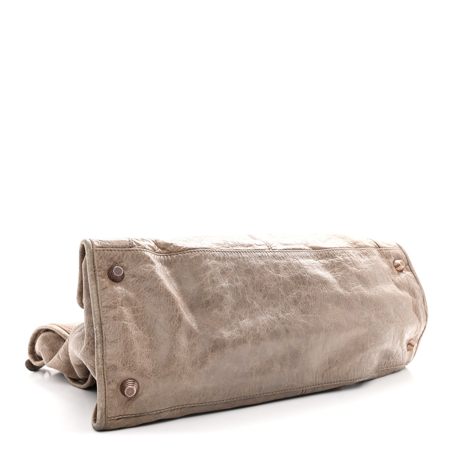 Balenciaga Agneau Giant 12 Rose Gold Hardware Work Gris Poivre
