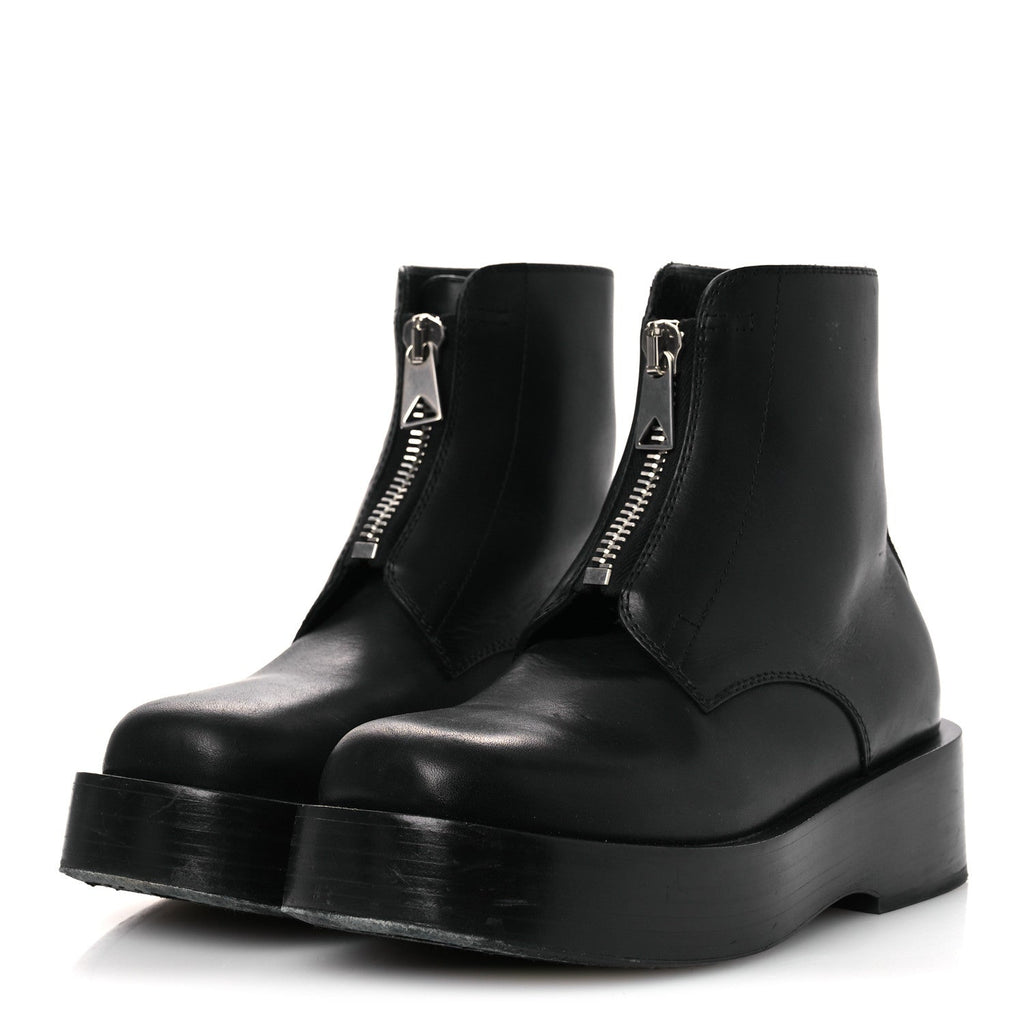 Bottega Veneta Calfskin Torino Ankle Boots 36 Black
