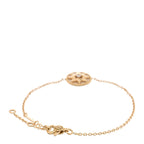 Christian Dior 18K Yellow Gold Diamond Mother of Pearl Rose Des Vents Bracelet