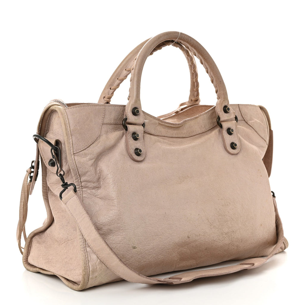 Balenciaga Agneau Classic Hardware City Bois de Rose