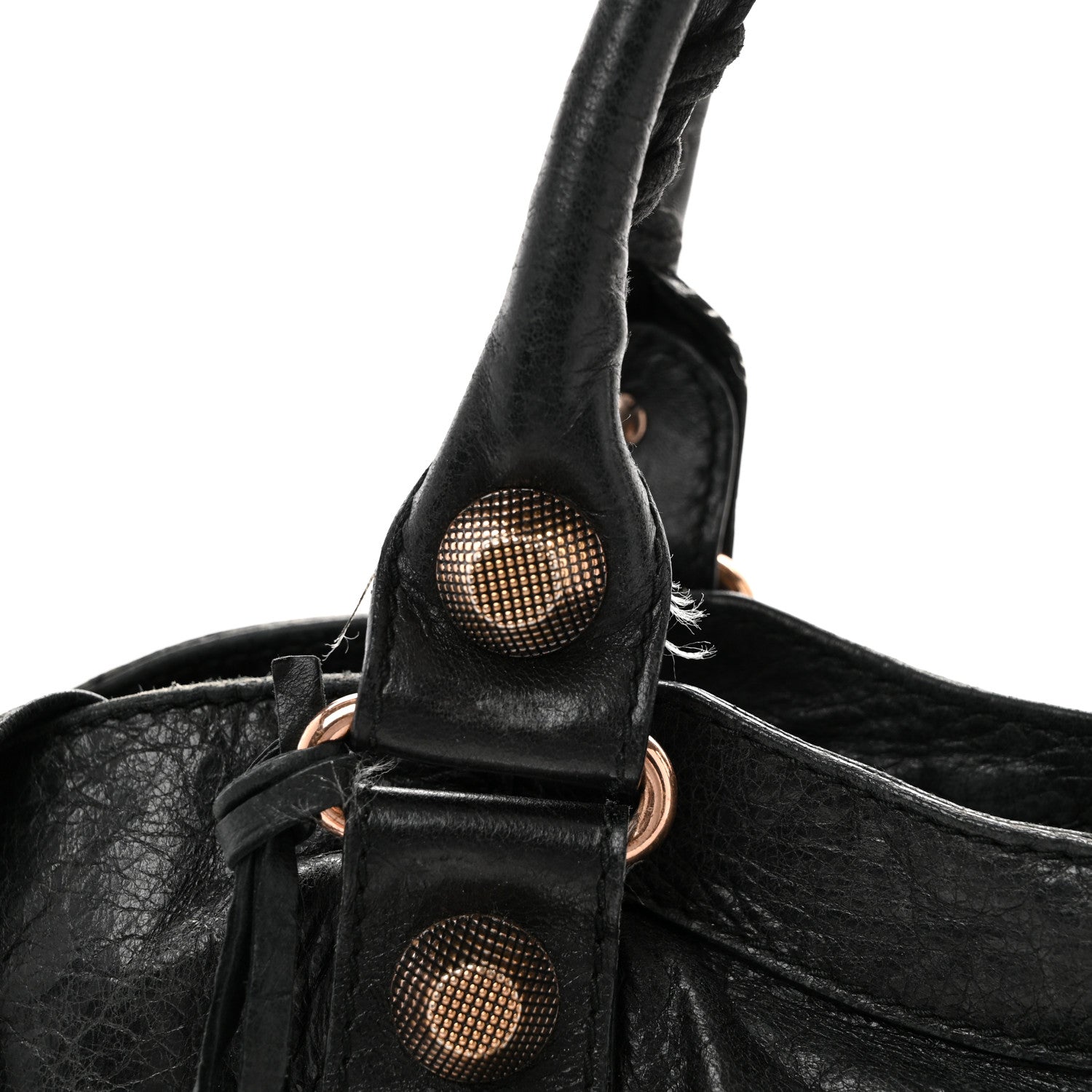 Balenciaga Agneau Giant 21 Rose Gold Hardware City Black