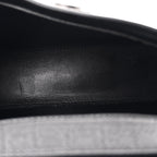 Balenciaga Extra Supple Calfskin Crocodile Embossed Monochrome XS Downtown Shoulder Bag Black