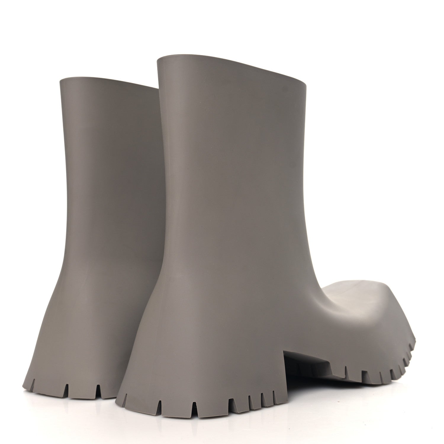 Balenciaga Rubber Trooper Boots 37 Grey