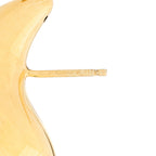 Bottega Veneta Sterling Silver Small Drop Earrings Gold