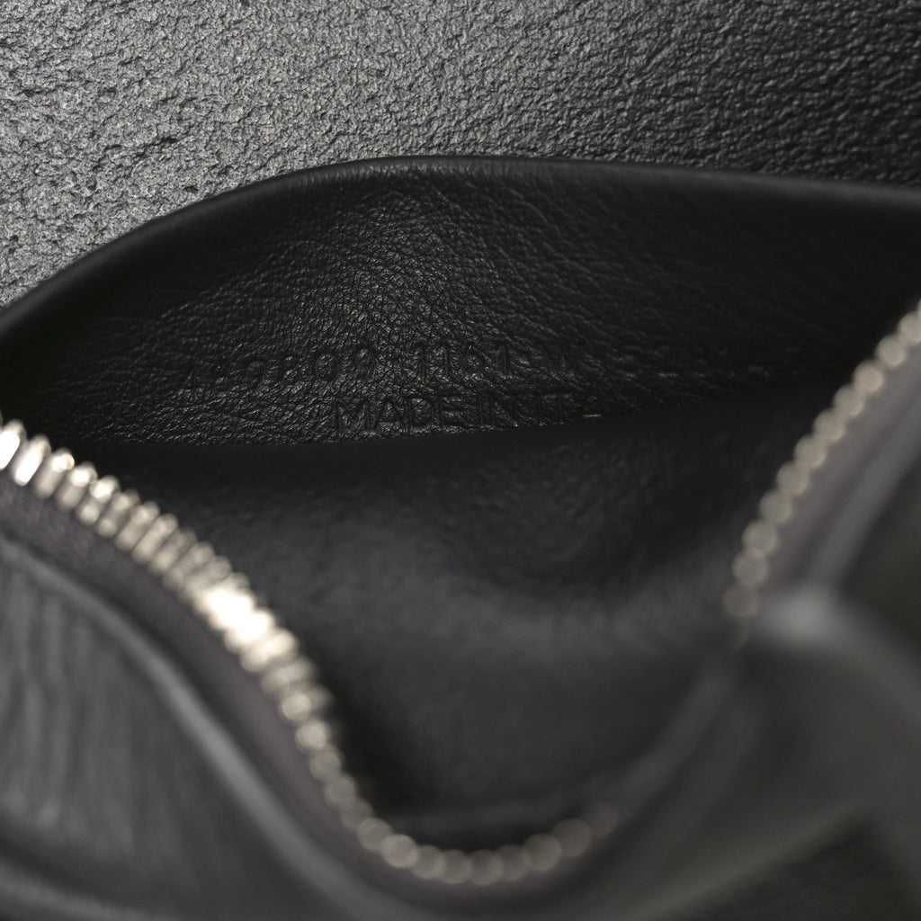 Balenciaga Calfskin Logo XS Everyday Camera Bag Gris Fossile