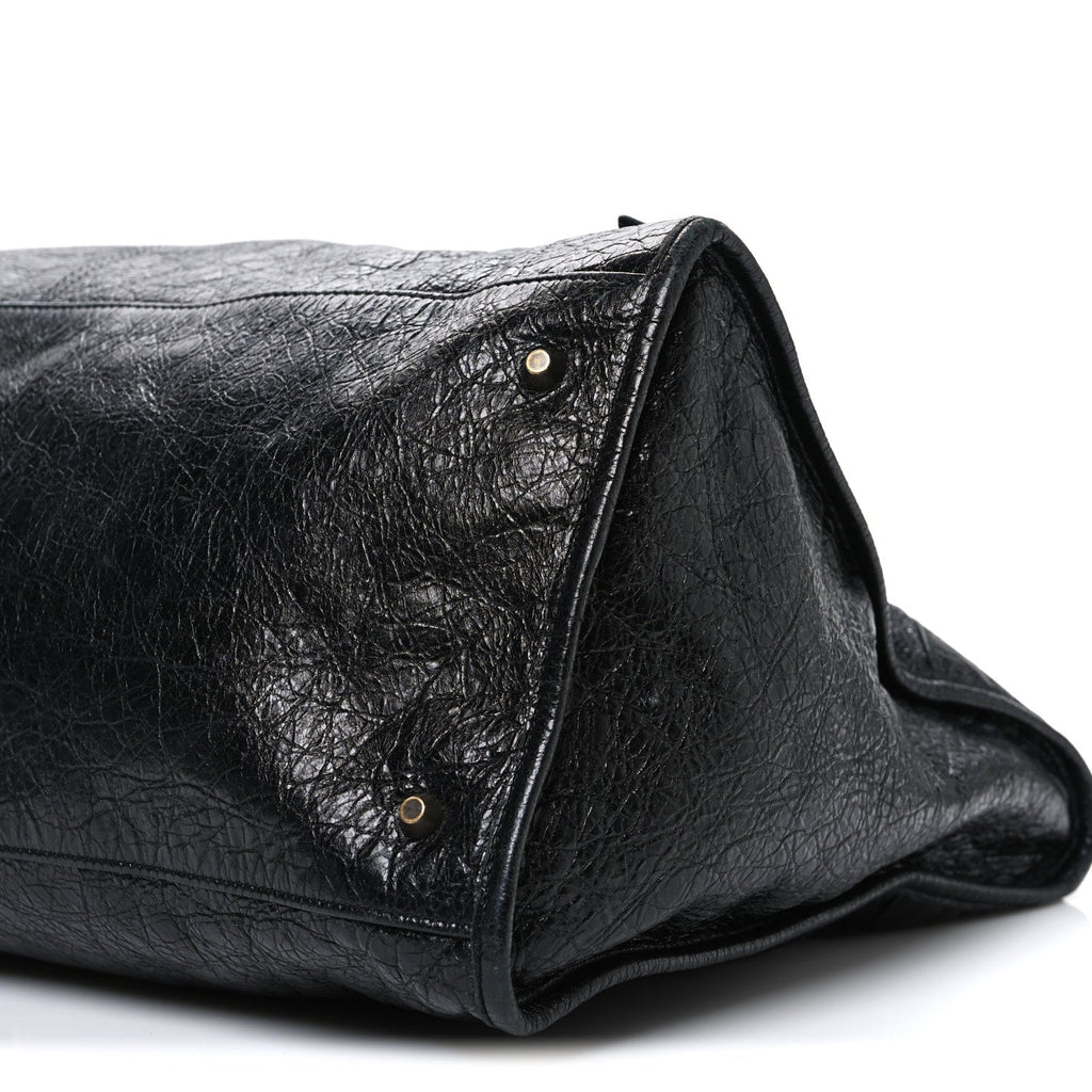 Balenciaga Agneau Classic Hardware Work Black
