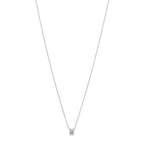 Chanel 18K White Gold Coco Crush Pendant Necklace
