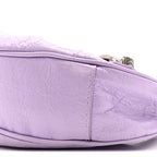 Balenciaga Agneau Arena Le Cagole Shoulder Bag XS Lilac