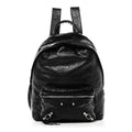 Balenciaga Agneau Classic Silver Hardware Backpack Black
