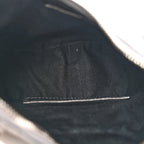 Balenciaga Metallic Agneau Arena Le Cagole Shoulder Bag XS Silver
