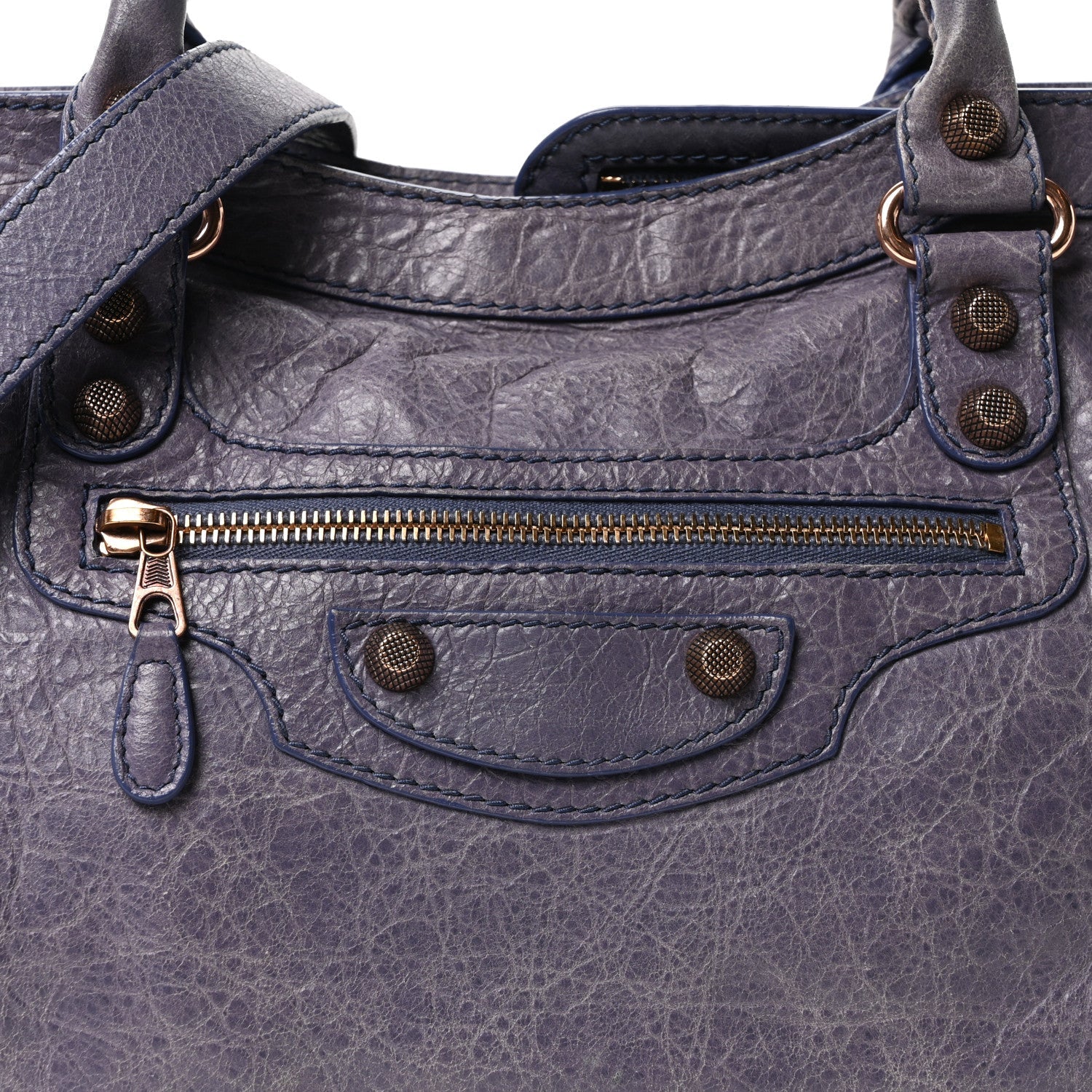Balenciaga Agneau Giant 12 Rose Gold Hardware City Jacynthe