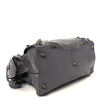 Balenciaga Agneau Arena Neo Cagole City Handbag Dark Grey