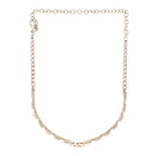 Chanel Baguette Crystal Logo CC Choker Necklace Gold