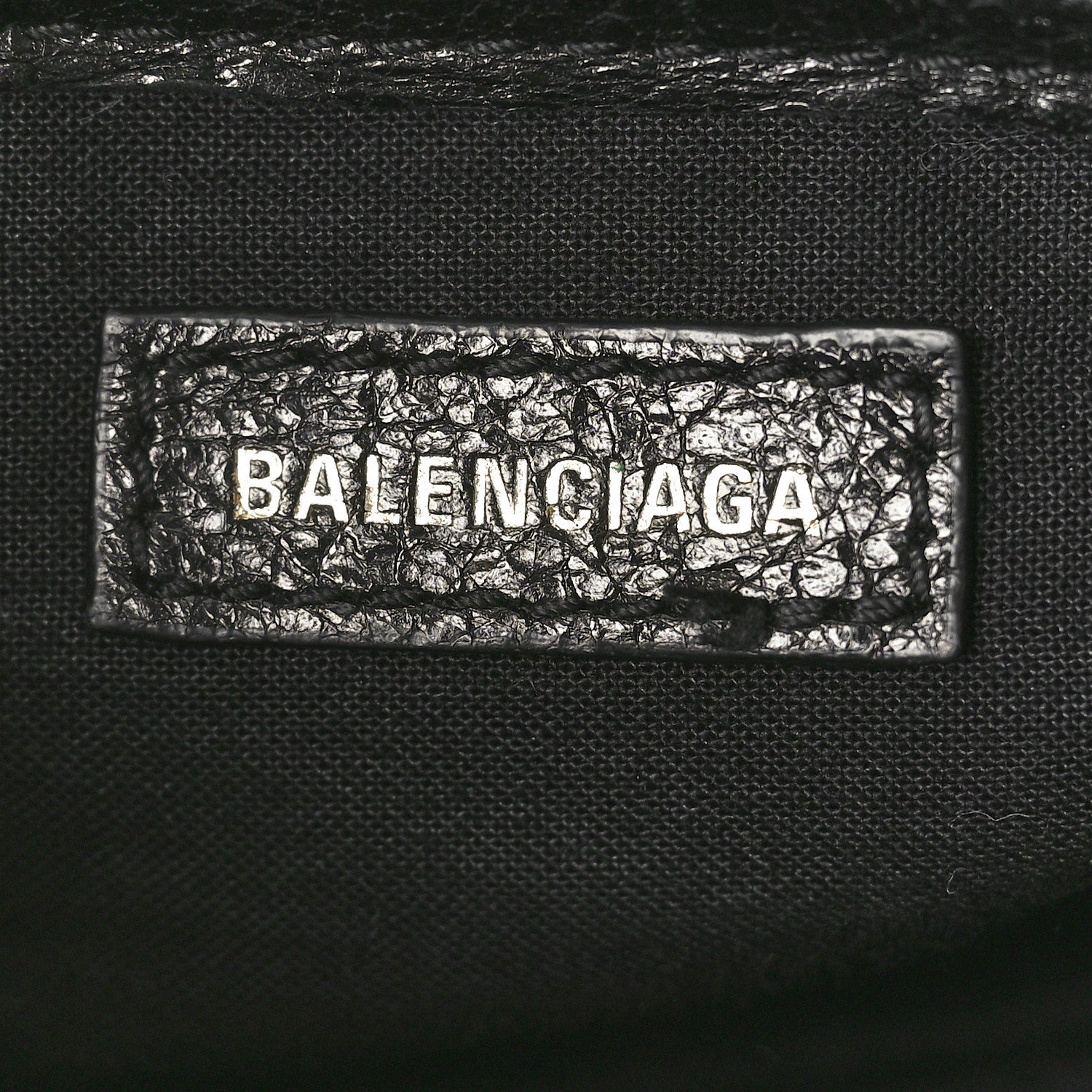 Balenciaga Agneau Classic Gold Hardware Nano City Black