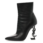Saint Laurent Nappa Vendome Opyum 110 Ankle Boots 37 Black