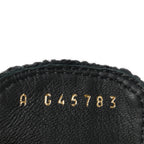 Chanel Wool Tweed Calfskin Lace-Up Loafers 38.5 Black