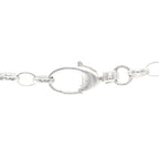 Gucci Sterling Silver Interlocking Circle GG Pendant Necklace