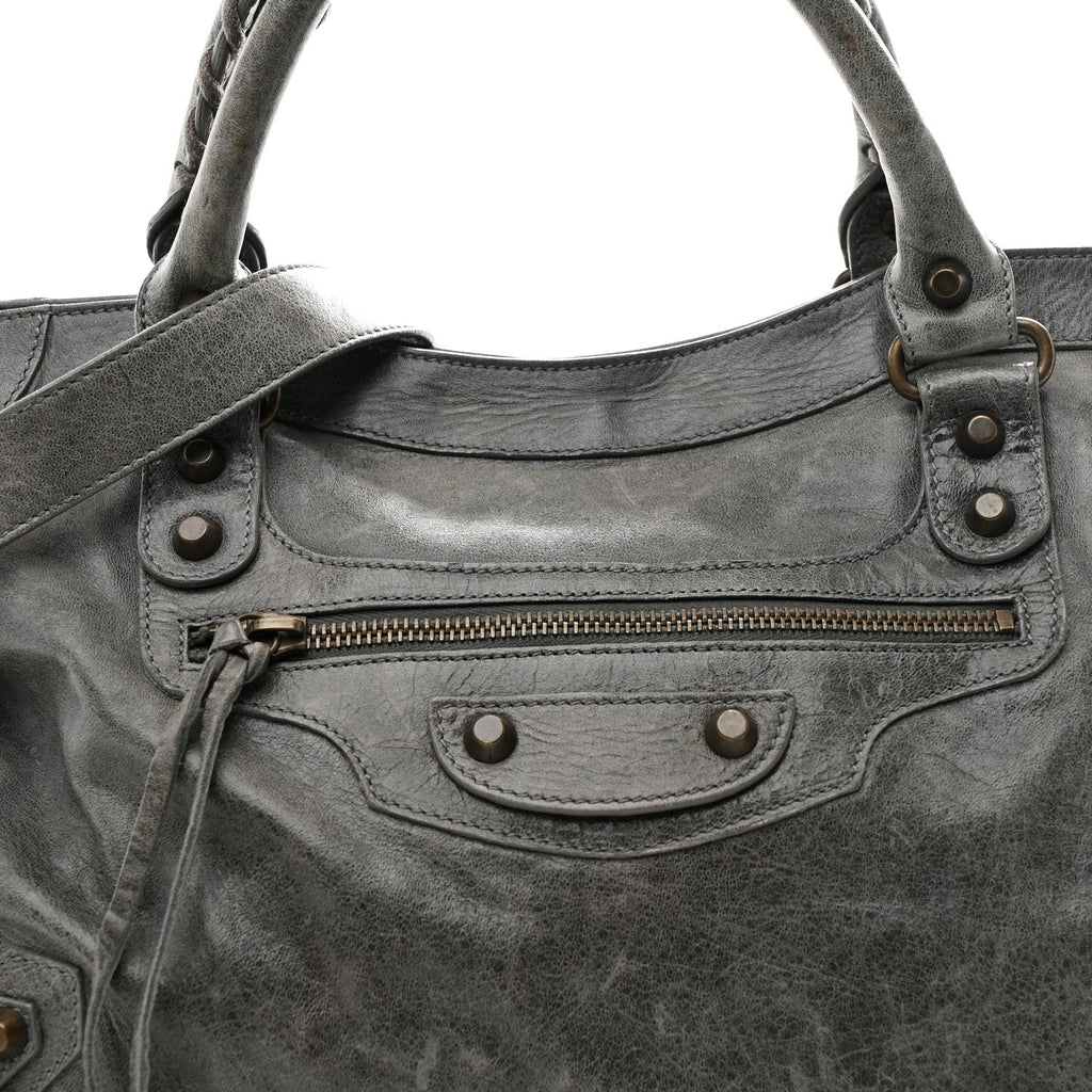 Balenciaga Chevre Classic Hardware City Grey