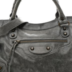 Balenciaga Chevre Classic Hardware City Grey