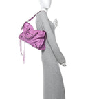 Balenciaga Agneau Classic Hardware City Rose Berlingot