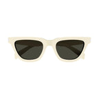 Saint Laurent Sunglasses Cat Eye Full Rim, Black Frame and Yellow Lens SL462SULPICE009