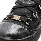 Balenciaga Agneau Arena Opaque Womens High Top Sneakers 41 Black