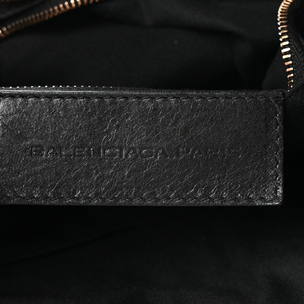 Balenciaga Agneau Giant 12 Gold Hardware City Black
