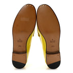 Gucci Vernice Naplack Womens 1953 Horsebit Loafers 36.5 Acid Lime