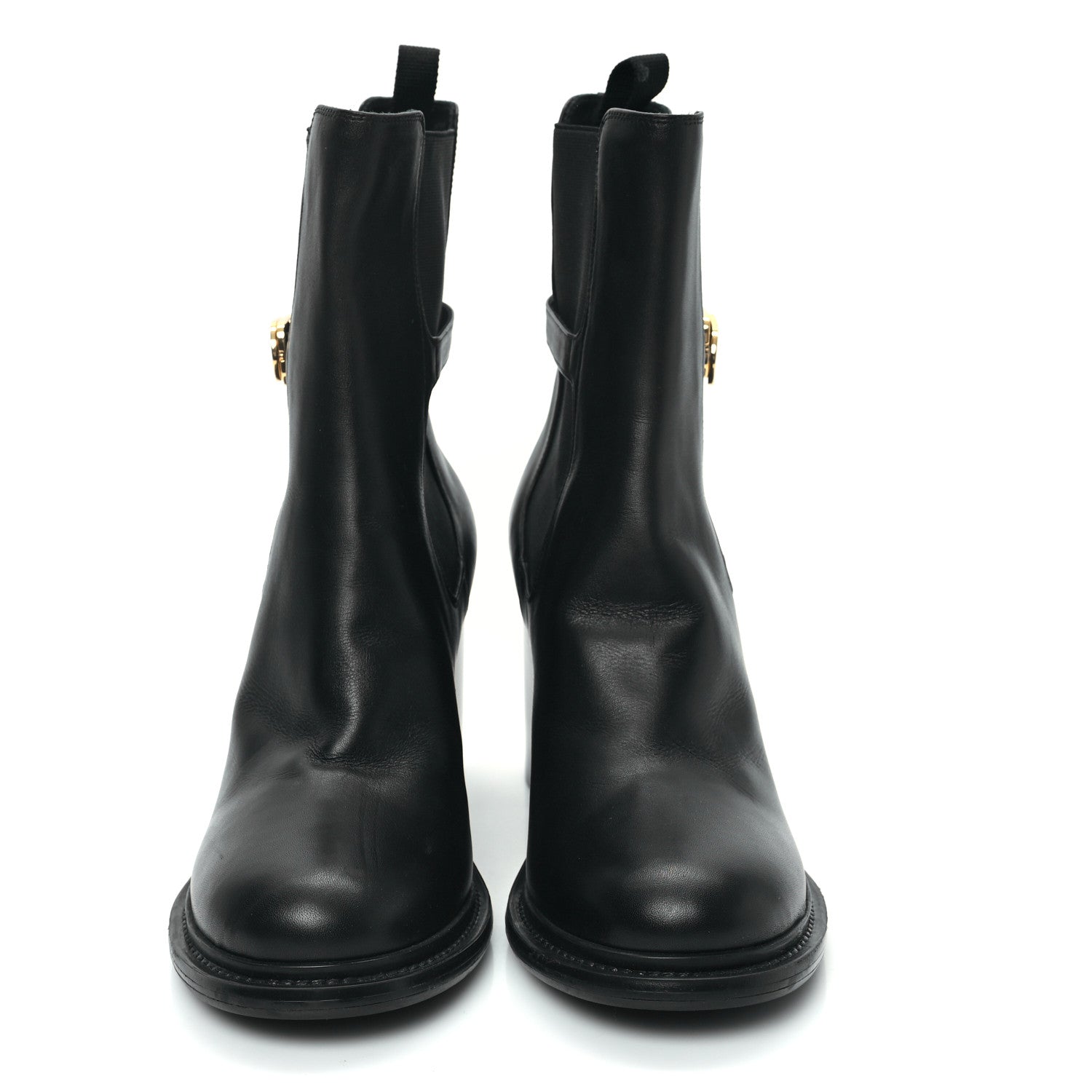 Christian Dior Calfskin Empreinte Ankle Boots 41 Black