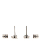 Balenciaga Metal BB Icon Earrings Silver