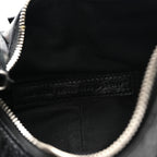 Balenciaga Agneau Arena Le Cagole Chain Shoulder Bag XS Black