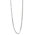 Chanel Ruthenium Crystal Chain CC Lucky Charms Necklace