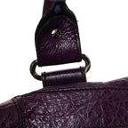 Balenciaga Agneau Giant 21 Silver Hardware Work Raisin
