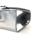 Balenciaga Metallic Calfskin Hourglass Top Handle Bag XS Silver
