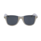 Saint Laurent Sunglasses Square Full Rim, Ivory Frame and Grey Lens SL51CUT003