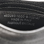 Balenciaga Chevre Silver Metallic Edge Hardware Nano City Black