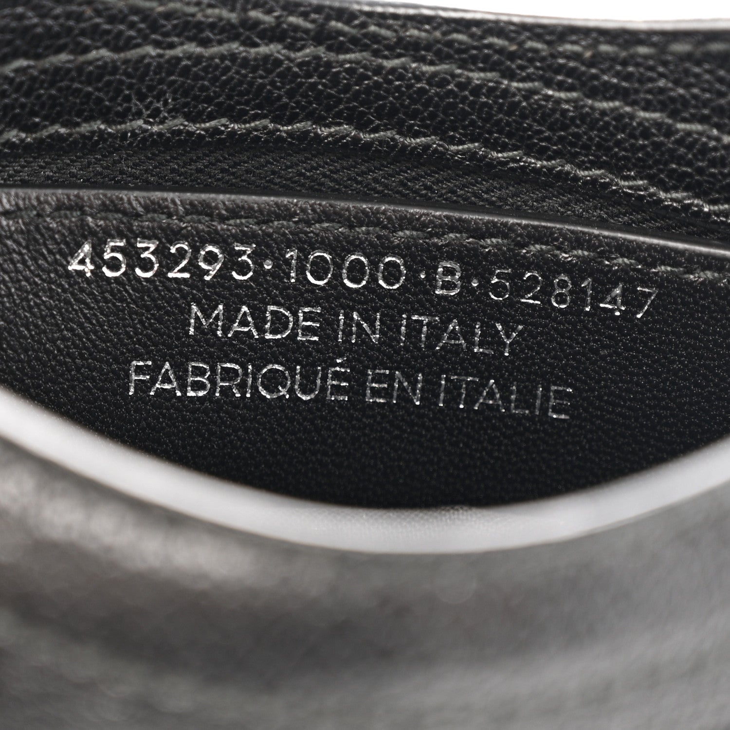 Balenciaga Chevre Silver Metallic Edge Hardware Nano City Black