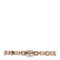 Chanel Baguette Crystal Logo CC Choker Necklace Gold