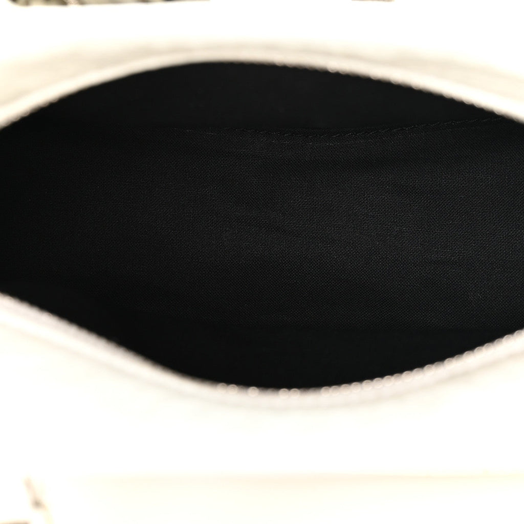 Balenciaga Agneau Arena Neo Cagole Handbag XS Optic White