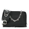 Balenciaga Calfskin Chain Cuff Wristlet Wallet Black