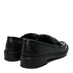 Chanel Lambskin Quilted CC Turnlock Loafers 37 Black